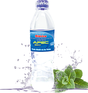 Nước uống đóng chai Bidrico